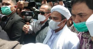 Rizieq Shihab Jalani Sidang Eksepsi Secara Virtual Hari Ini