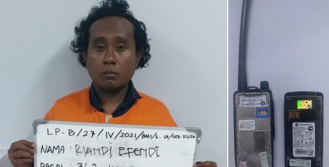 Pria asal Lombok Curi HT Balawista untuk Peras ABG di Pantai Kuta