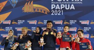 Jawa Barat Masih Pimpin Klasemen Medali PON Papua